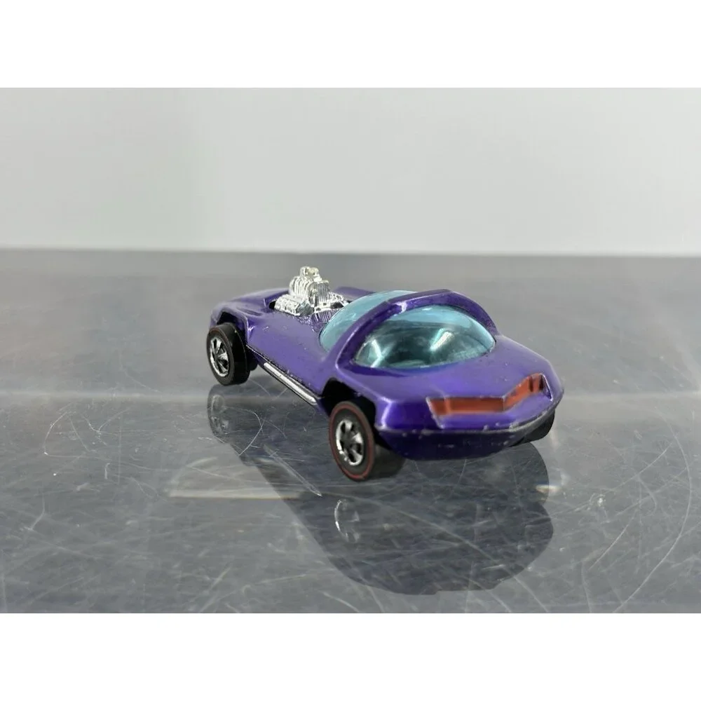 Hot Wheels Redline Silhouette 1967 Purple Gray Interior Made In Hong Kong - Picture 5 of 8